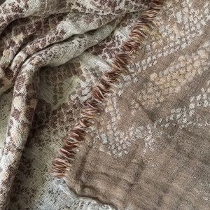 NEW Reversible Cozy Tan Blanket Scarf